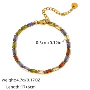 Candy gem bracelet