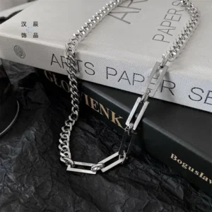 Mens stitching style chain