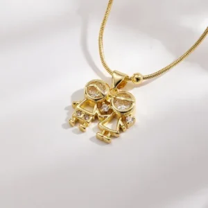 simple chain with childrens style pendant