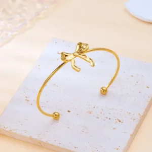bow design simple bangle