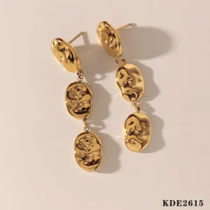 Organic Shape Dangle Earrings