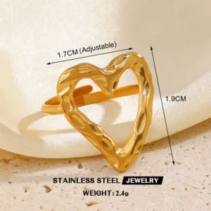 Heart shape ring