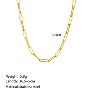 casual retro style chain