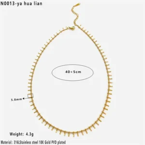 retro style simple chain