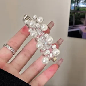 Pearl Crystal hair spiral band