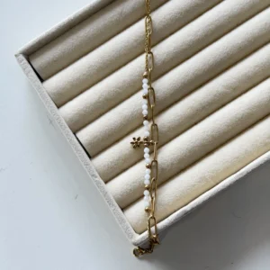 Blossom Pearl Link Bracelet